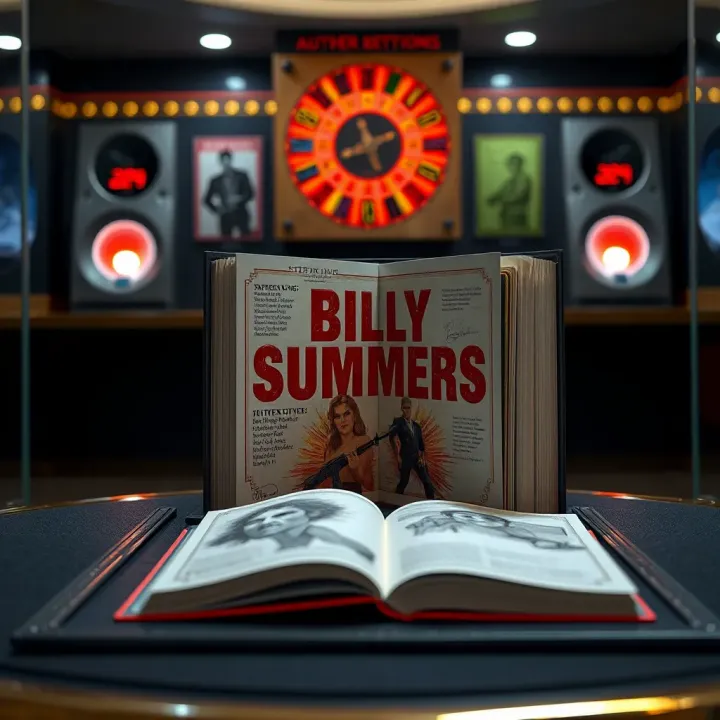 Collector’s display of the Billy Summers limited edition with exclusive illustrations and author’s signature