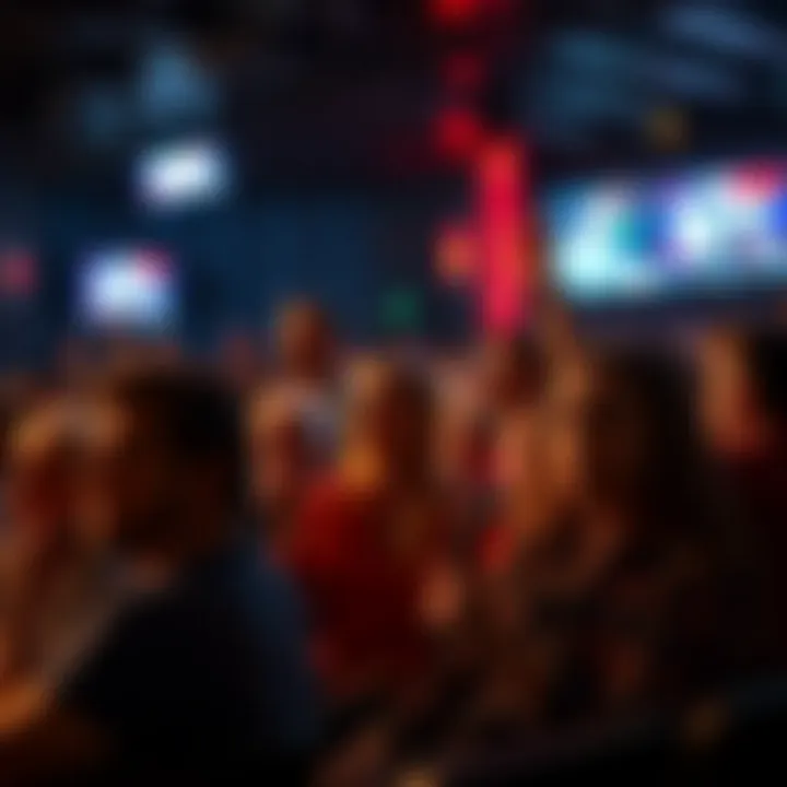 Illustration of a lively audience reacting to provocative satire in an Australian comedy venue