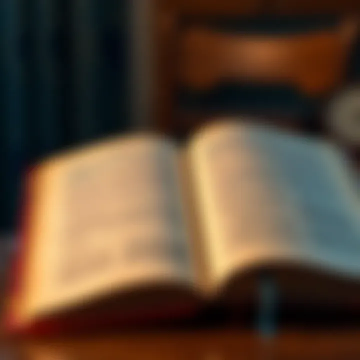 Open hardcover book showing pages of Billy Summers novel with a bookmark inside