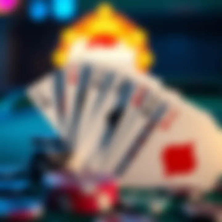Graphic of casino chips and cards symbolizing bonus rewards and casino incentives