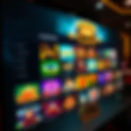 User interface of King Billy Casino displaying a variety of popular online casino games with vibrant graphics