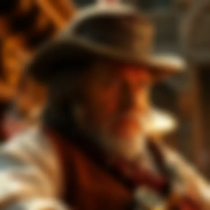 Scene depicting Land King Billy’s influence in storytelling with cinematic background