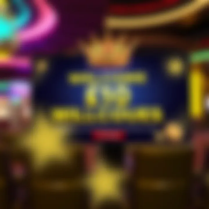 Interface displaying a welcome bonus offer at King Billy Casino