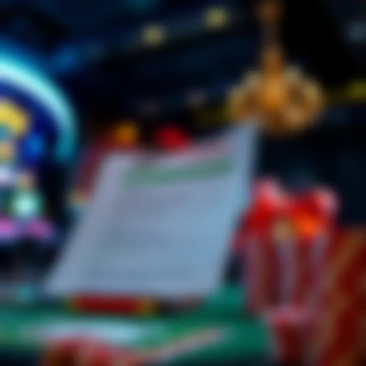 Checklist highlighting signs of trustworthy online gambling platforms