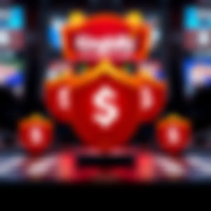 Secure online payment options with Australian dollar symbols and shield icons representing safety