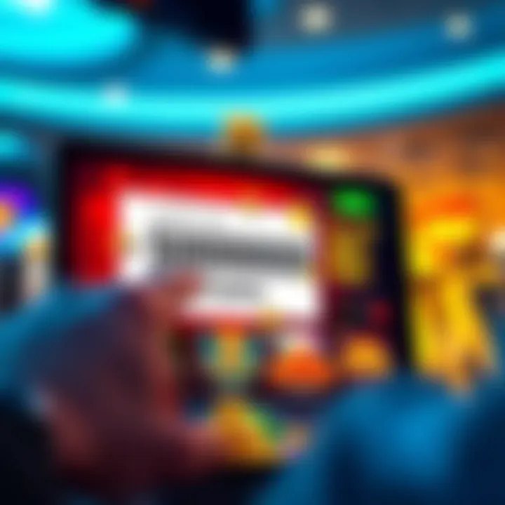 Illustration of a digital coupon code being applied on a casino website interface