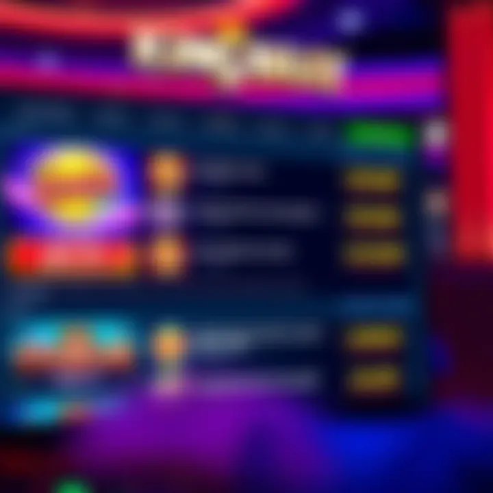 Illustration of a digital casino bonus screen showing promotional offers