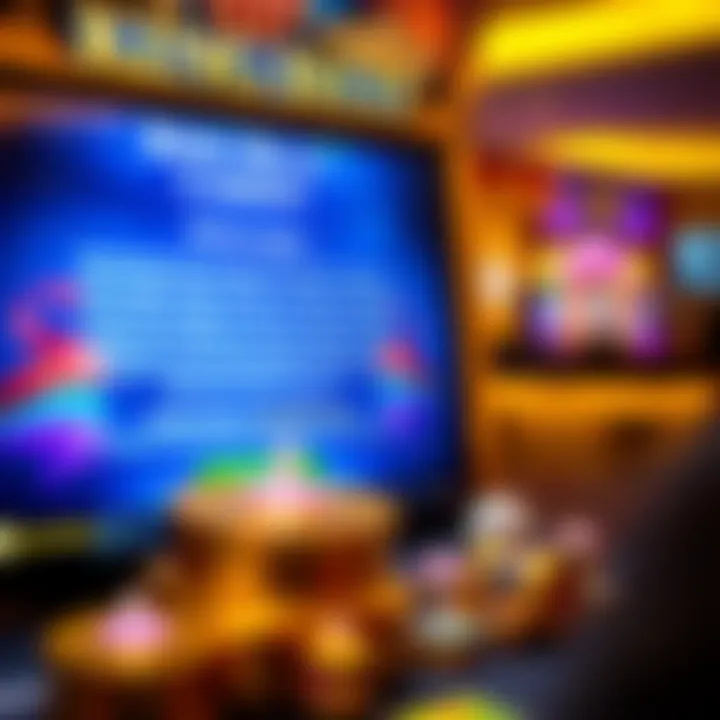 User interface of an online casino displaying bonus terms and conditions for free spins