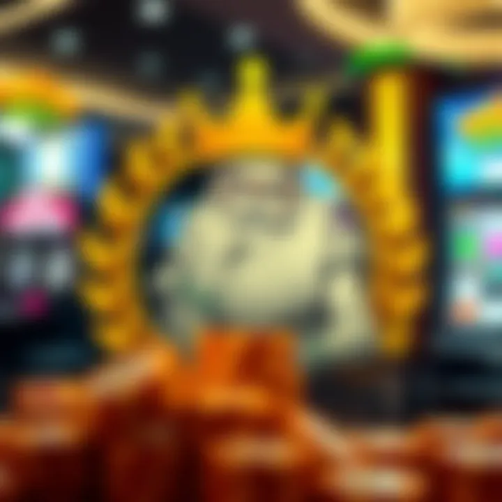 Illustration of casino bonuses and rewards associated with King Billy offers