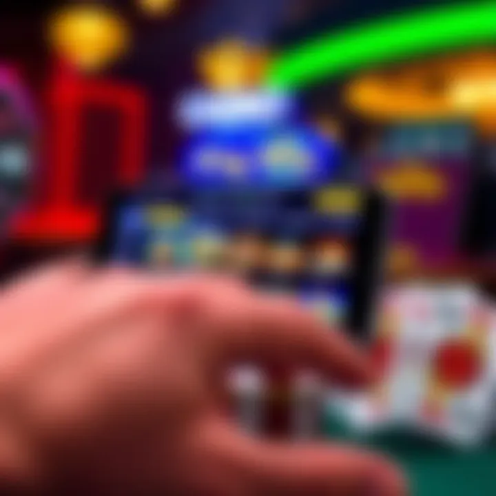 User interface of King Billy Casino app showing game selection on a mobile device