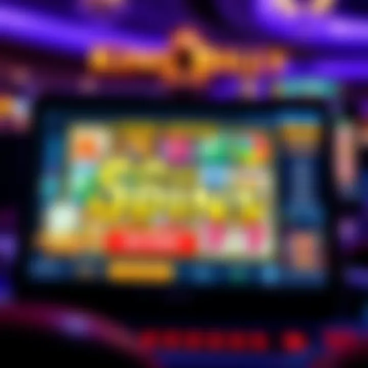 User interface showing free spins bonus offer at an online casino