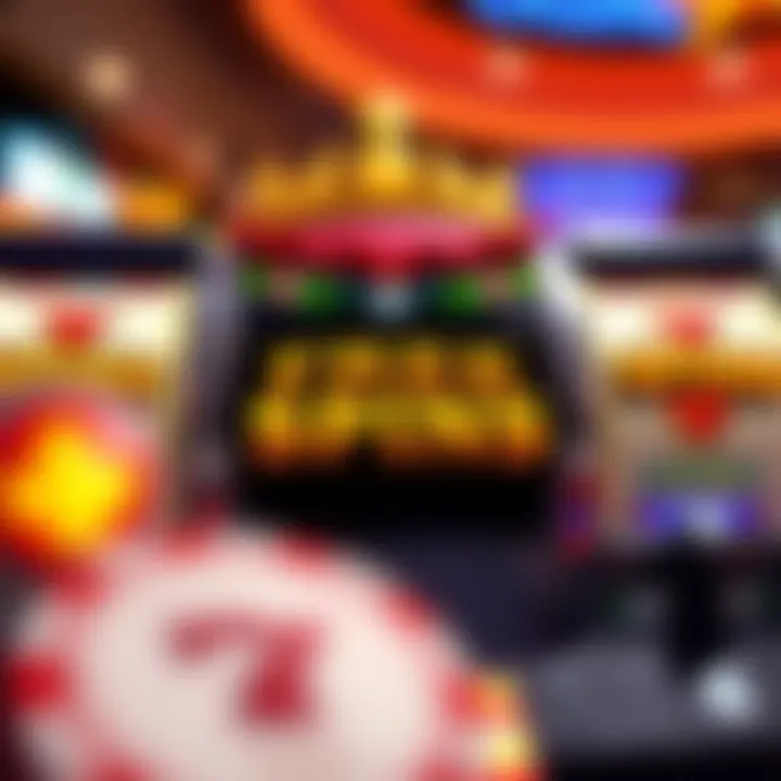 Visual representation of free spins concept with casino reels and glowing spins symbols