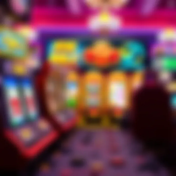 Diverse Game Selection at King Billy Casino Colorful online casino game interface displaying diverse slot machines and card games