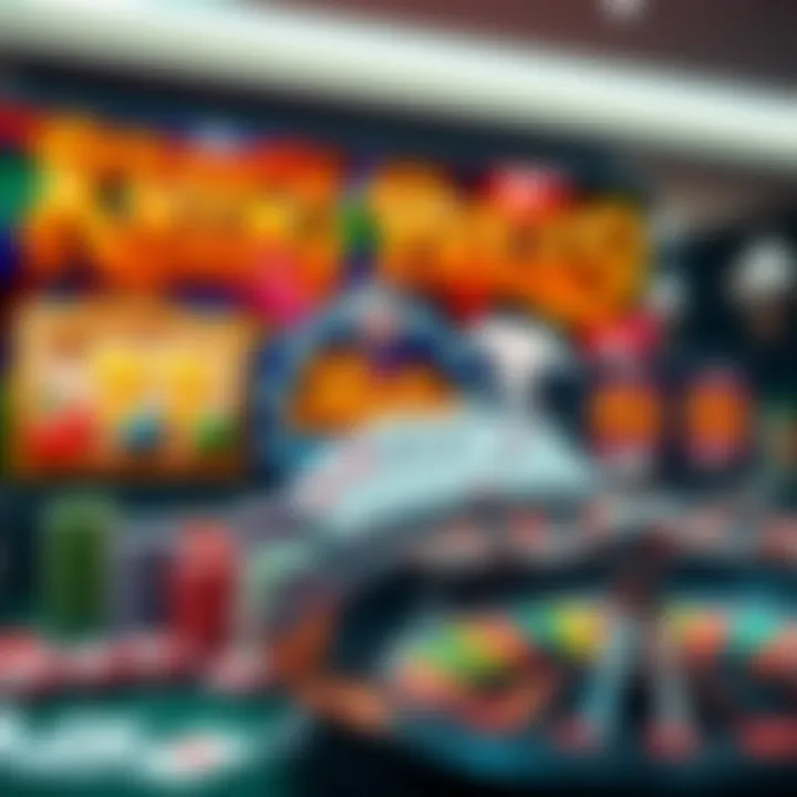 Diverse Game Options at King Billy Casino Variety of casino games with icons representing slots, cards, and roulette