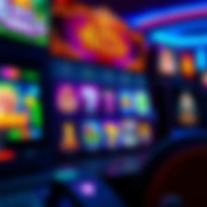 Colorful online casino game interface showing various slot games available at King Billy Casino