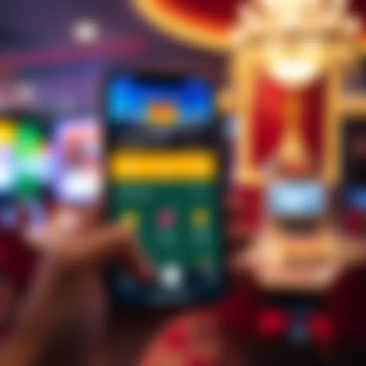 Mobile device displaying King Billy Casino platform with secure payment options and customer support features