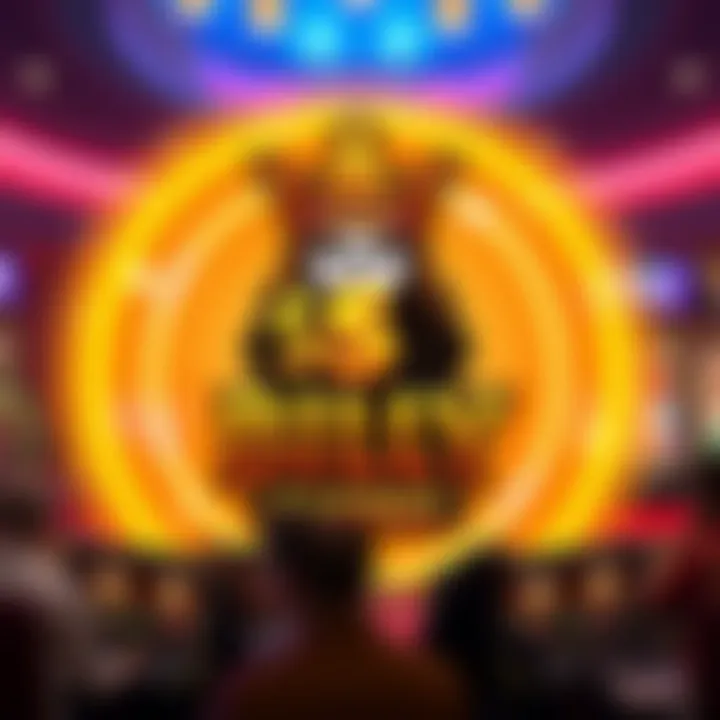 Illustration of King Billy Casino logo with a glowing bonus symbol