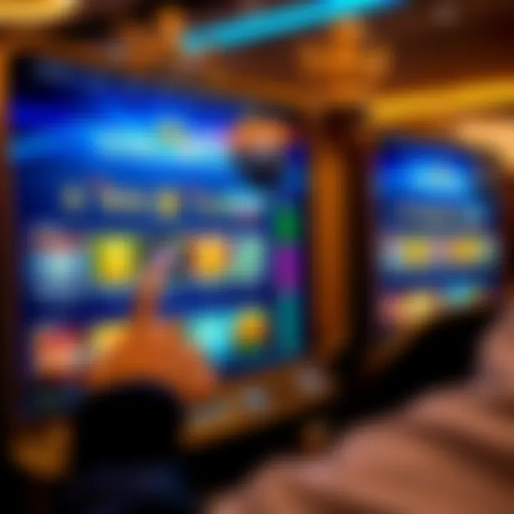 King Billy Casino User Interface and Game Selection Overview User interacting with an online casino interface showcasing game options and navigation