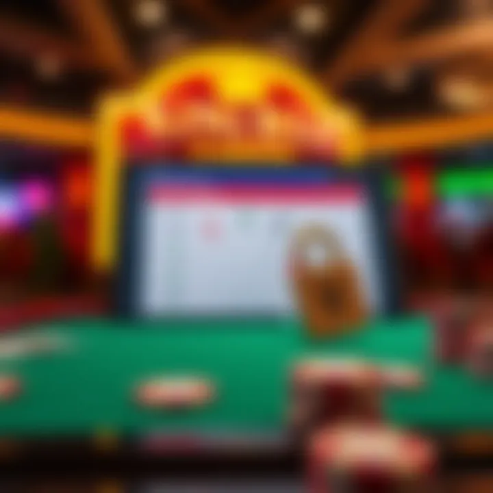 Secure Payment Methods at King Billy Casino Digital representation of secure online payment methods for casino transactions