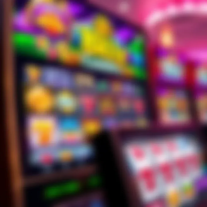 Colorful online casino interface showcasing a variety of pokies available for Australian players