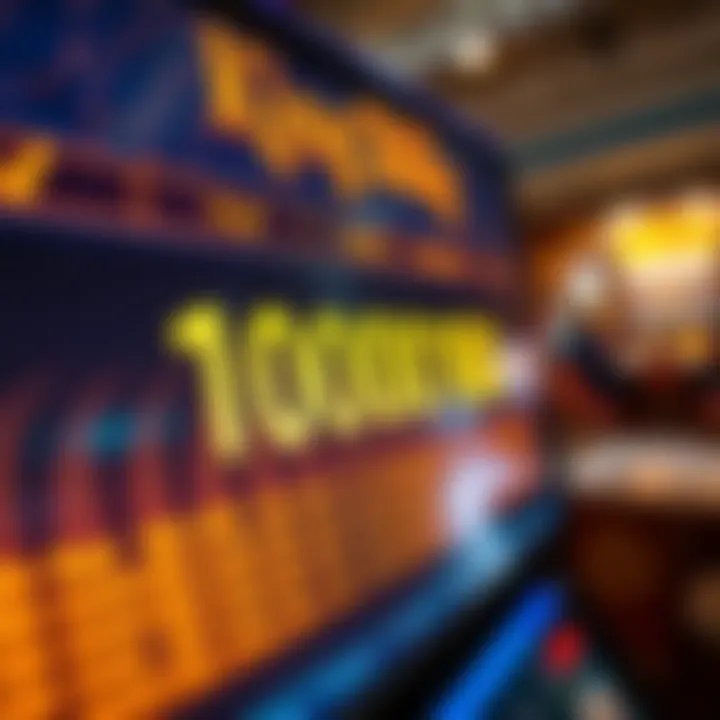 Illustration of a glowing promotional code displayed on a digital casino screen