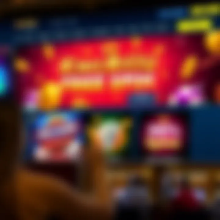 King Billy Casino homepage showcasing promotional banners for free spins offer