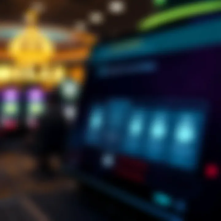 Casino game interface with secure transaction icons illustrating payout reliability and user protection