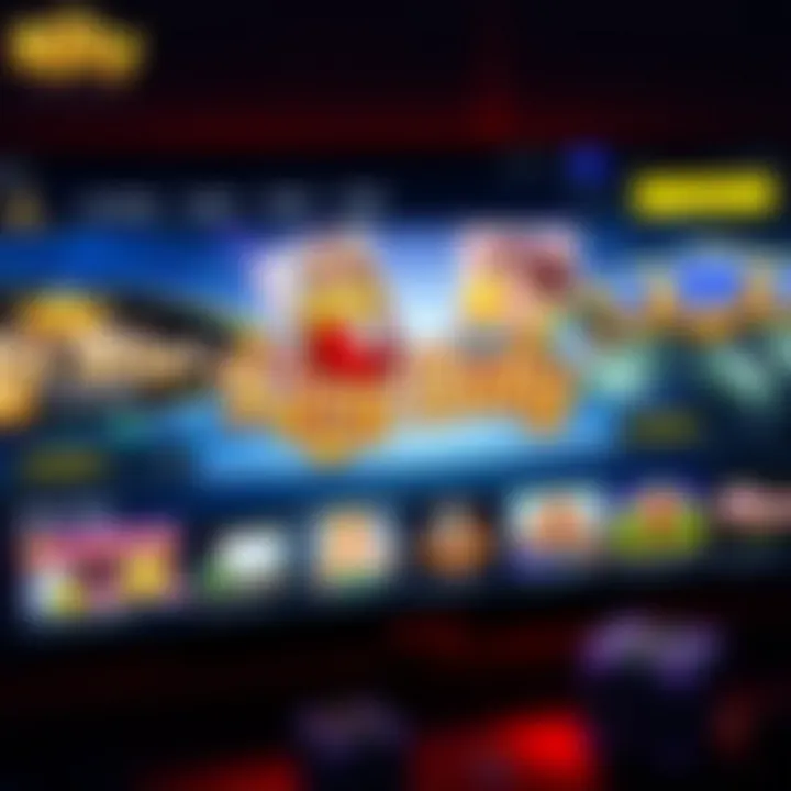 King Billy online casino homepage showcasing vibrant game icons and user-friendly interface