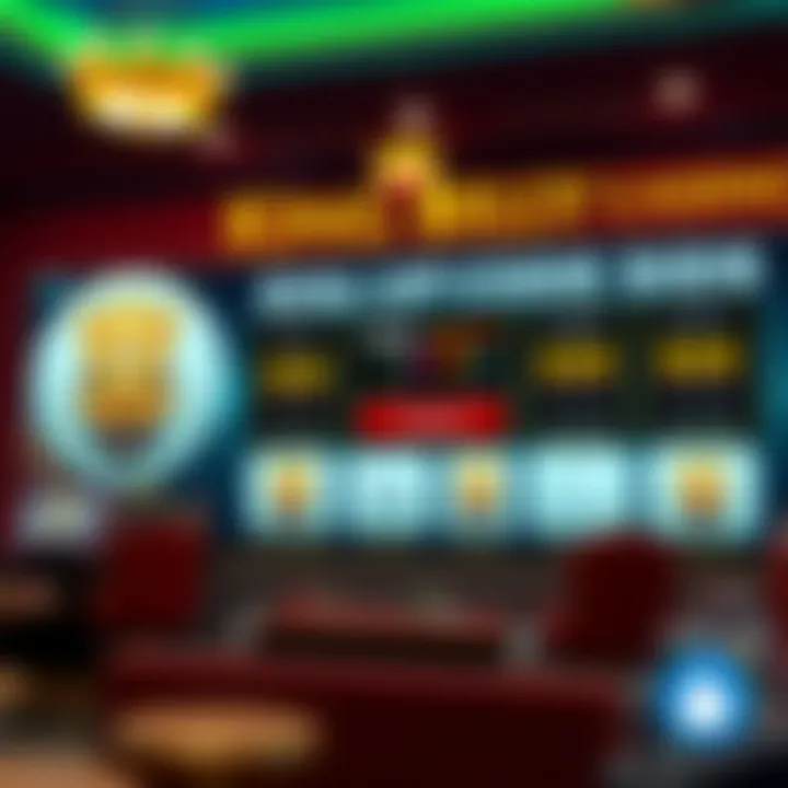 Illustration of a digital casino welcome bonus interface highlighting King Billy Casino sign up code benefits