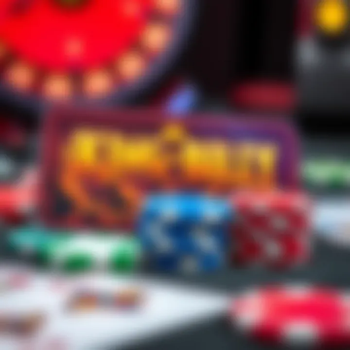 Colorful King Billy Casino voucher with gaming chips and cards