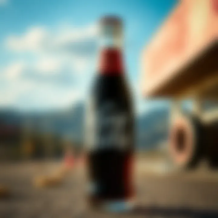 Historical representation of King Billy Coke Bottle signifying Indigenous heritage