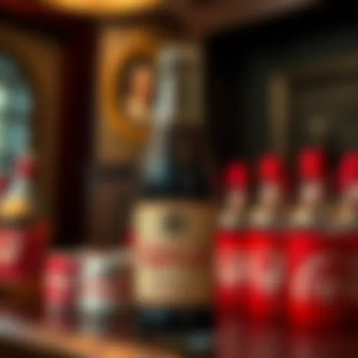 Vintage King Billy coke bottle showcasing distinctive label and unique bottle shape