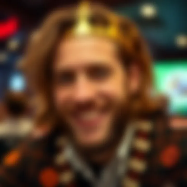 Portrait of King Billy Cokebottle smiling during early career days