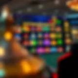 Online casino dashboard showing a variety of pokies and table games available for players