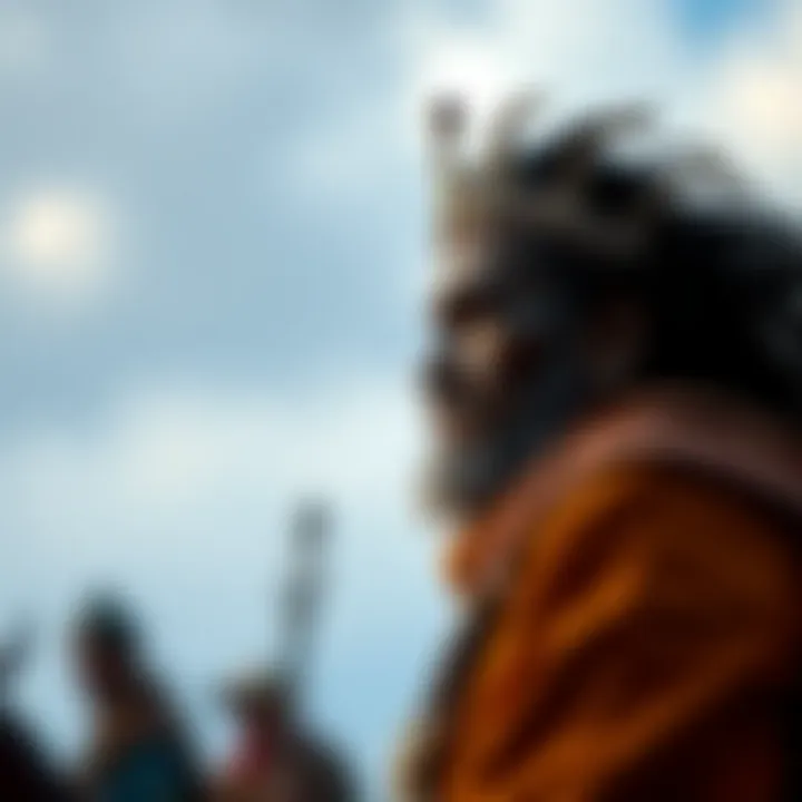 Artistic representation of King Billy reflecting Indigenous history and resilience