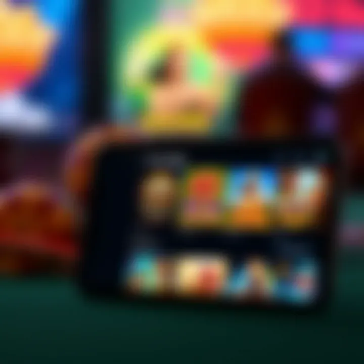 User interface of King Billy iOS casino app showcasing a variety of slot and table games on an iPhone screen