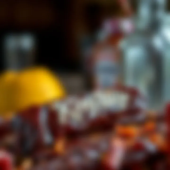 Close-up of King Billy Jerky showcasing its rich texture and seasoning