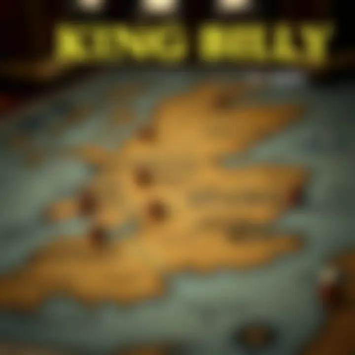 Map showing key locations relevant to King Billy's influence during 1690