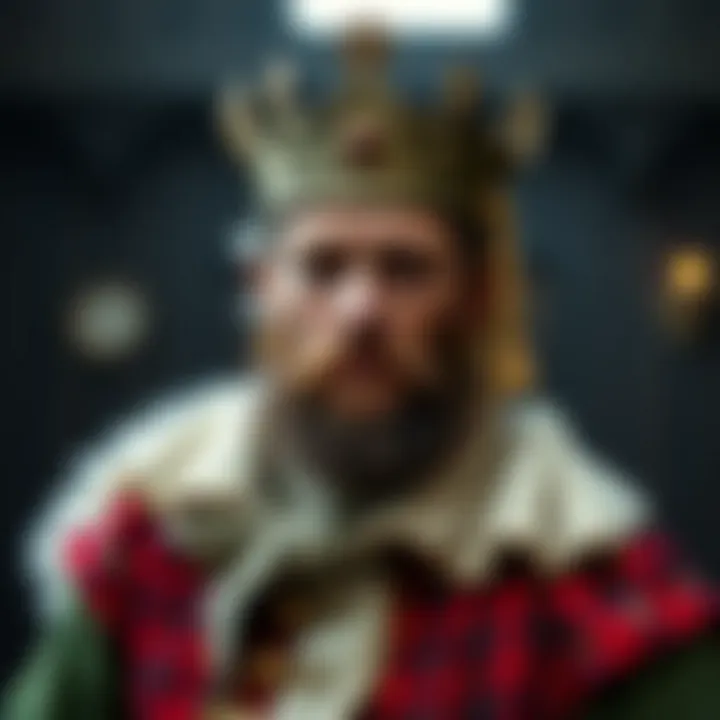 Portrait of King Billy in period attire symbolizing 17th century leadership