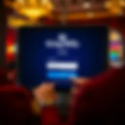 Secure login interface of King Billy platform with user entering credentials