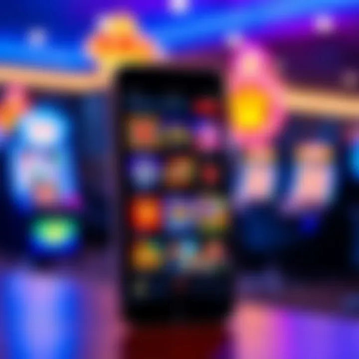 King Billy Mobile platform displaying a variety of colorful casino games on a smartphone screen