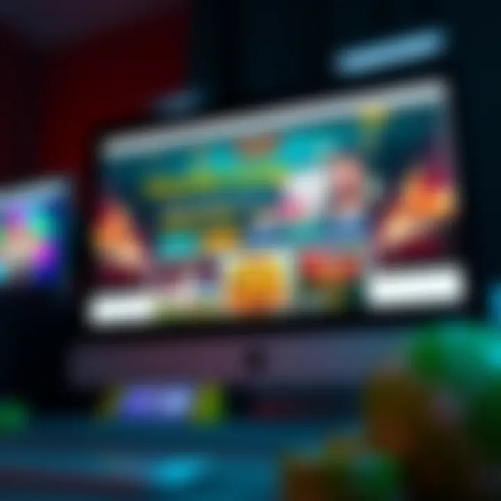 King Billy Casino Website Showing Bonus Codes and Promotions Computer screen displaying King Billy Casino website with bonus codes and promotions highlighted