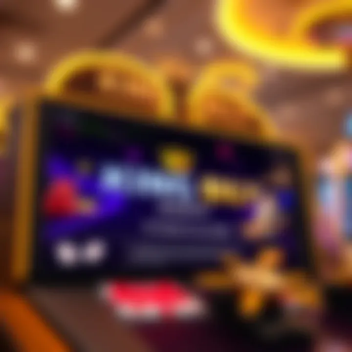 Illustration showing a digital casino interface highlighting King Billy's no deposit offer available for Australian players