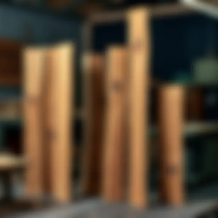 King Billy timber planks arranged in a workshop environment highlighting their use in traditional Australian woodworking