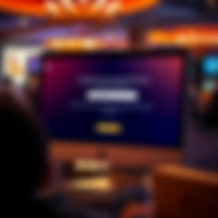 Computer screen displaying a password recovery option for King Billy Casino account