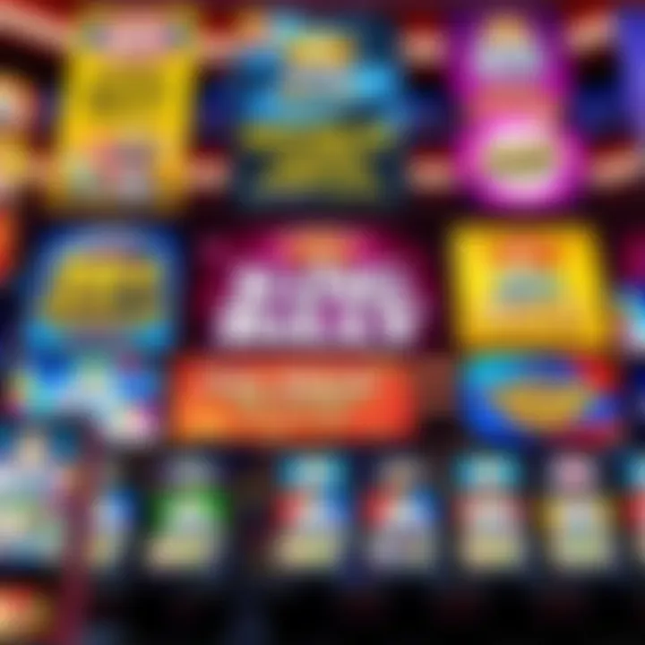 Colorful arrangement of promotional banners highlighting various King Billy casino offers