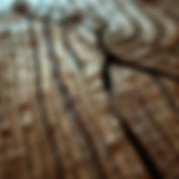 Close-up view of King Billy Timber showcasing its rich grain and natural texture