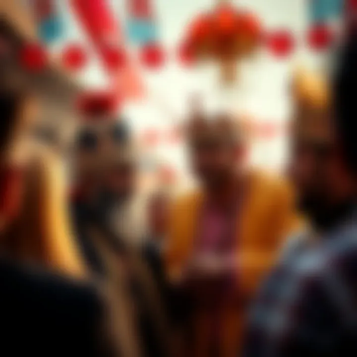 Contemporary artwork depicting the cultural celebration inspired by King Billy's legacy