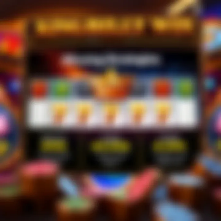 Graphical representation of winning strategies and payout potential in King Billy Win casino game