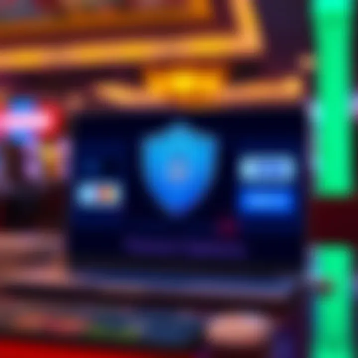 Secure Online Payment Options at Kingbilly Casino Illustration of a secure online transaction with payment icons and a shield symbolizing safety